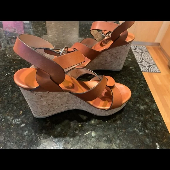 Jimmy Choo Brown Wedges - Picture 5 of 5